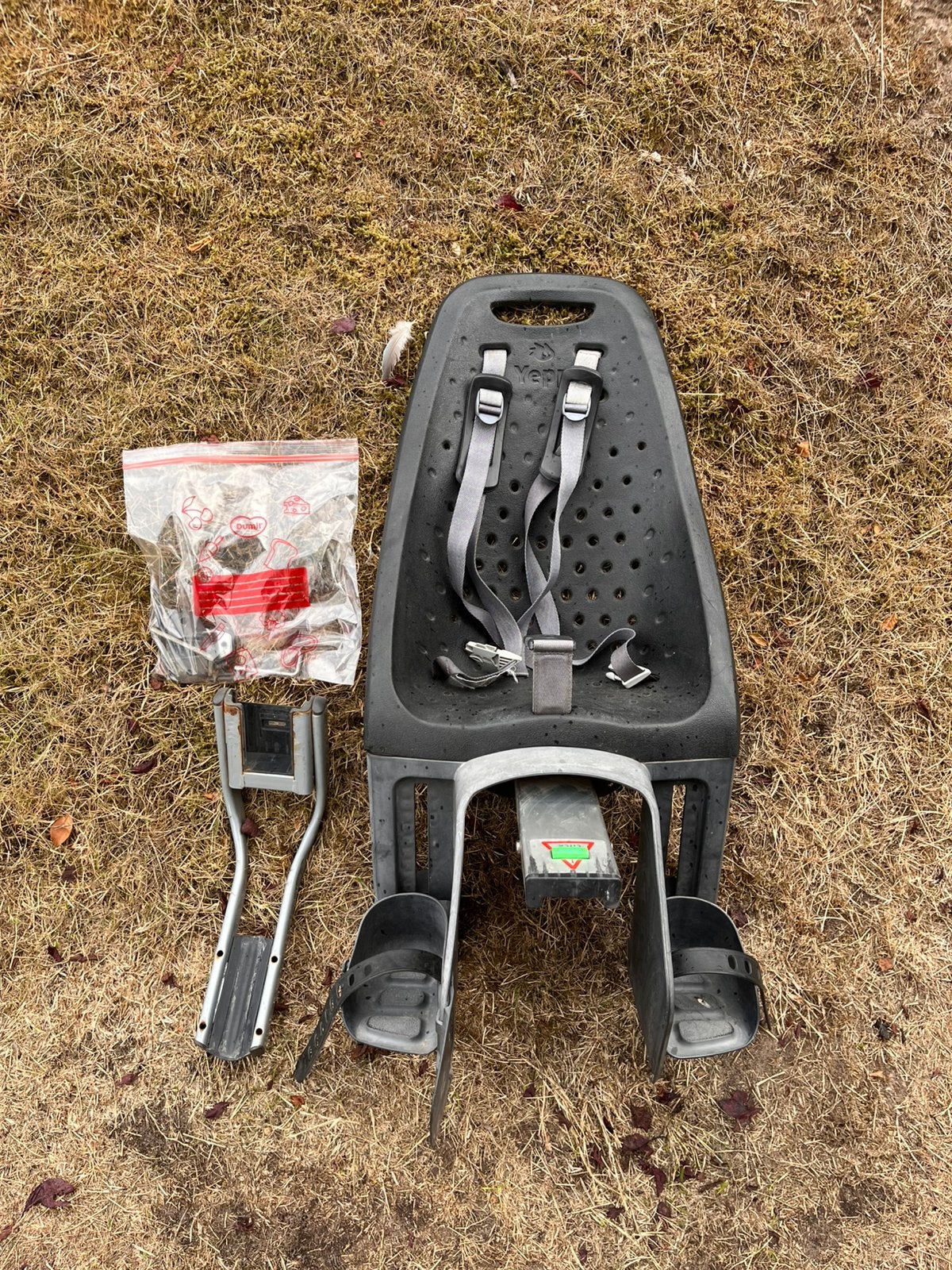 Kinderzitje fiets, Fietsen en Brommers, Fietsaccessoires | Fietsstoeltjes, Ophalen, Achterzitje, 9 t/m 18 kg, Gebruikt