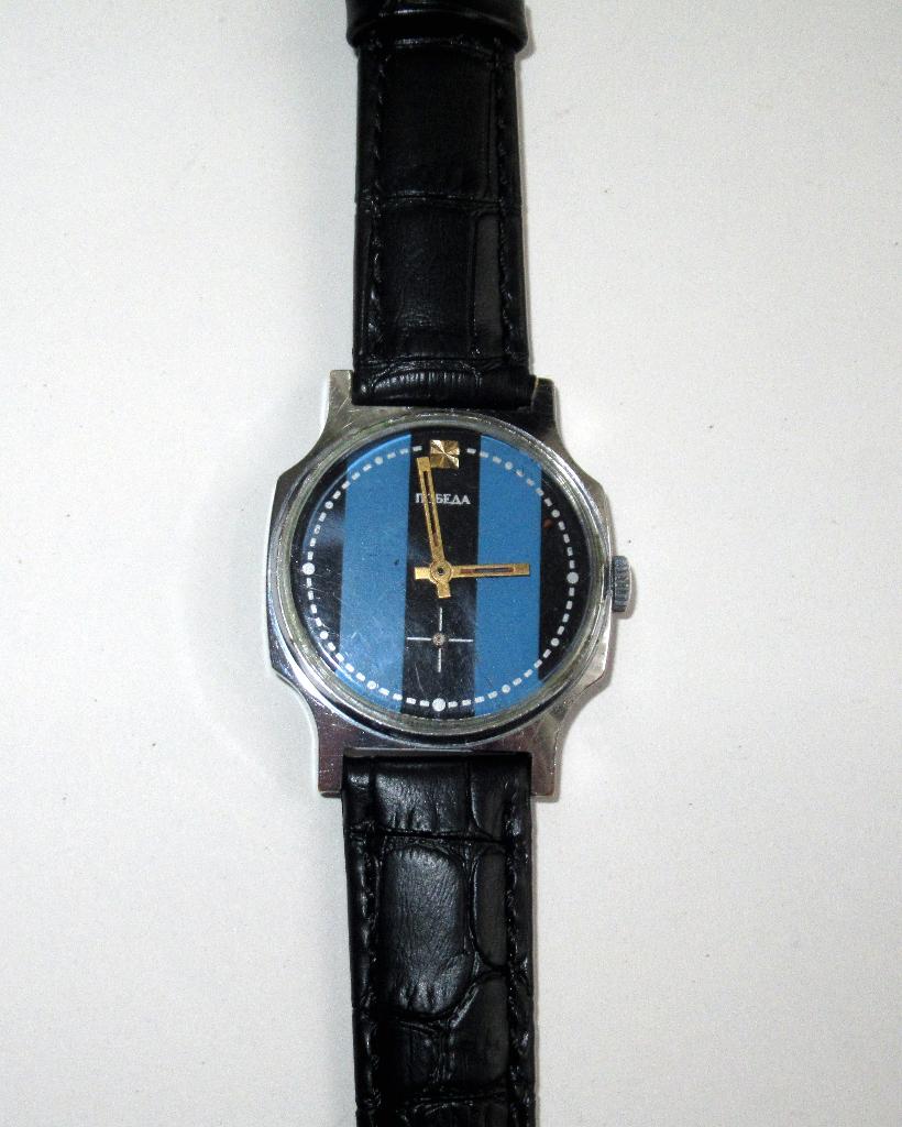 Montre mécanique vintage POBEDA Inter Milan pour homme, '80., Enlèvement ou Envoi