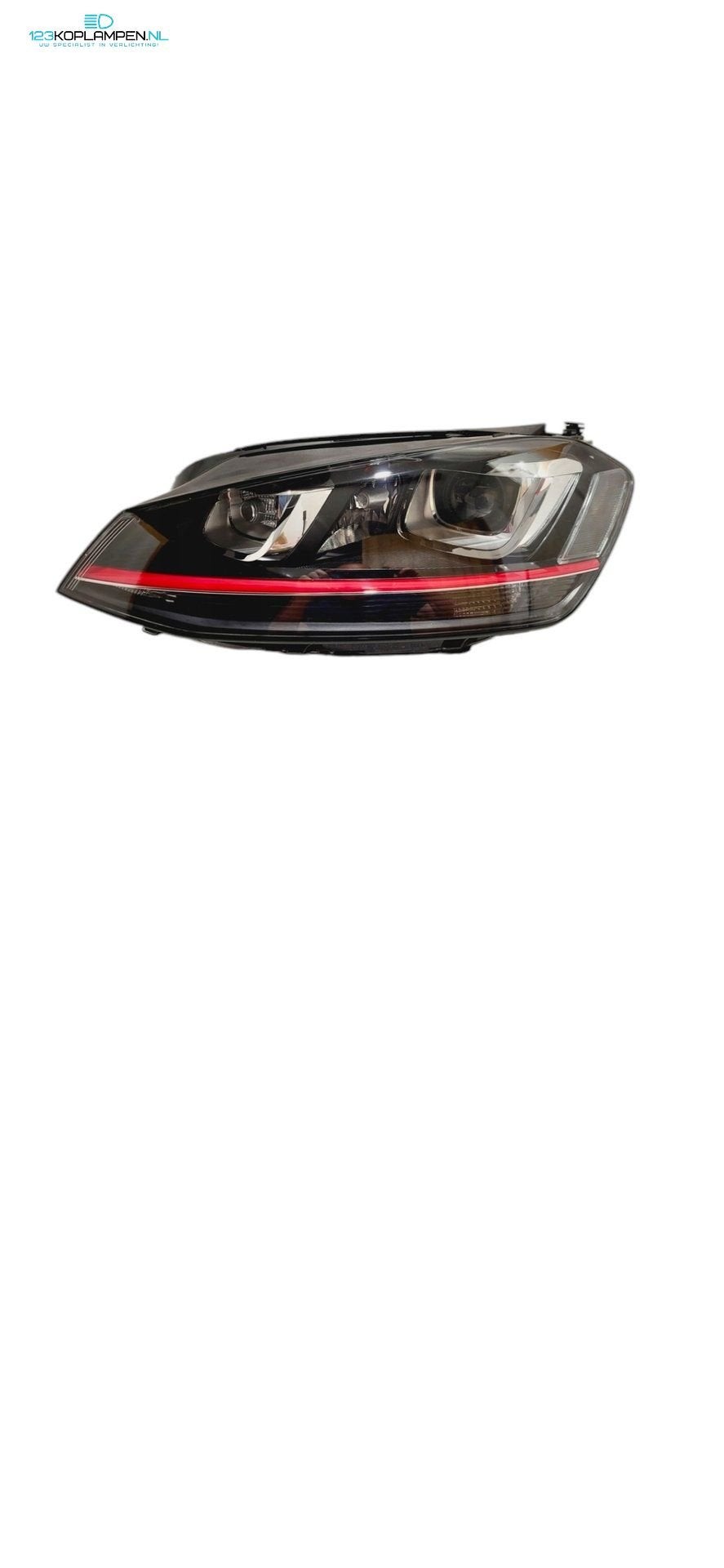 Volkswagen Golf 7 Bi-Xenon GTI Rood Koplamp Links 5G1941031A, Gebruikt, -, -, Verzenden