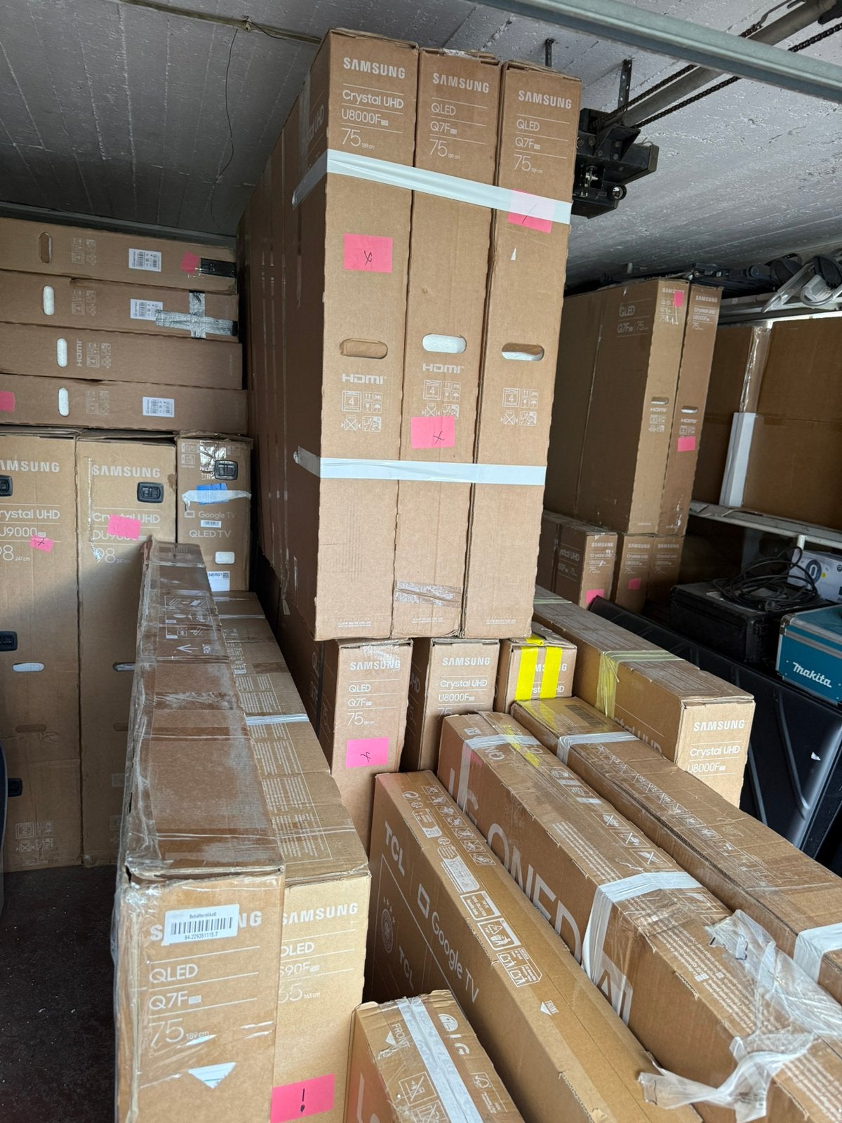 Partij TV’S  voor onderdelen of herstellen, Audio, Tv en Foto, Televisies, Ophalen, Zo goed als nieuw, OLED, LG