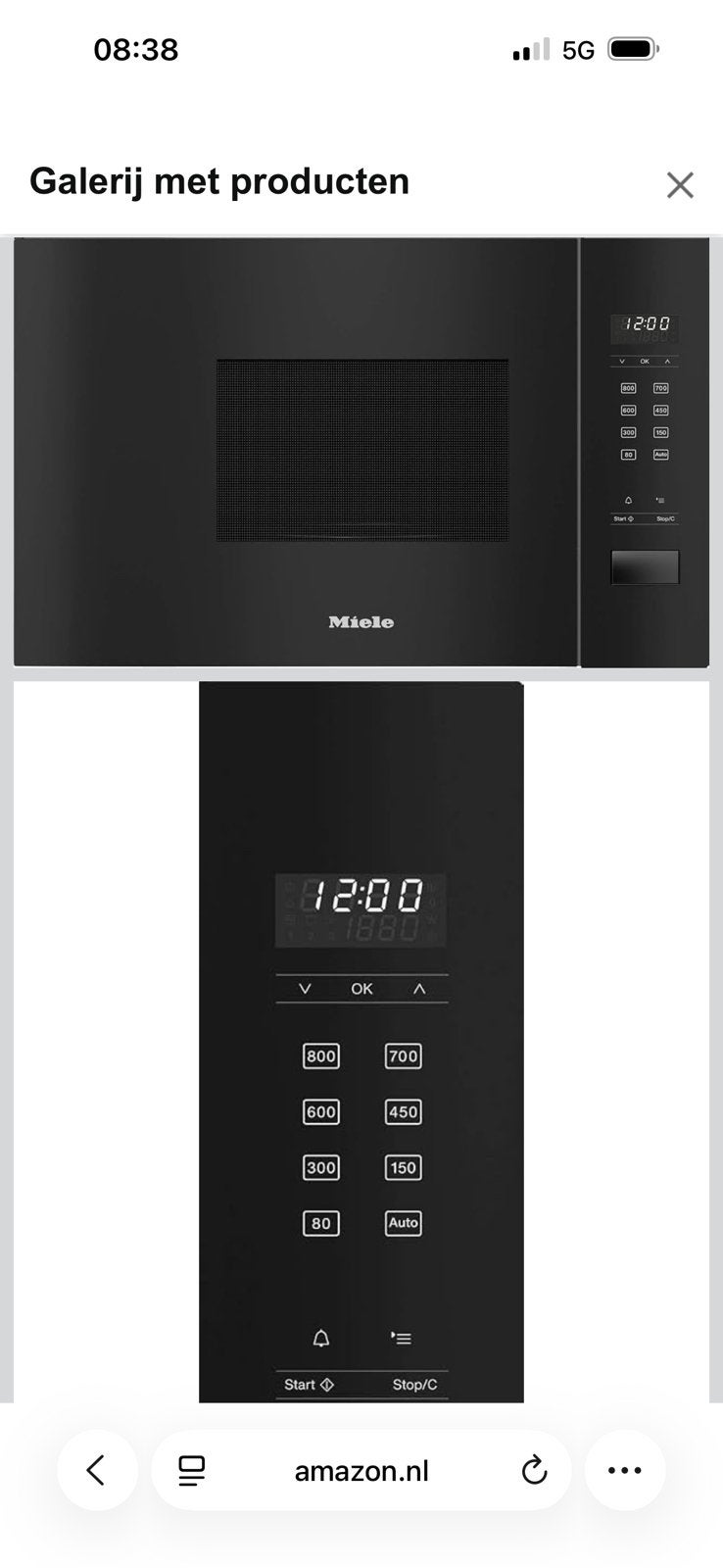 Miele M 2230 SC inbouwmagnetron – nieuw in doos, Elektronische apparatuur, Microgolfovens, Ophalen