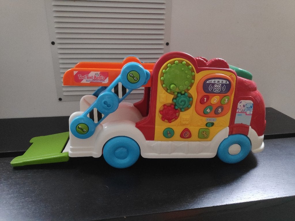 vtech vrachtwagen, Kinderen en Baby's, Ophalen of Verzenden, Gebruikt, 2 tot 4 jaar