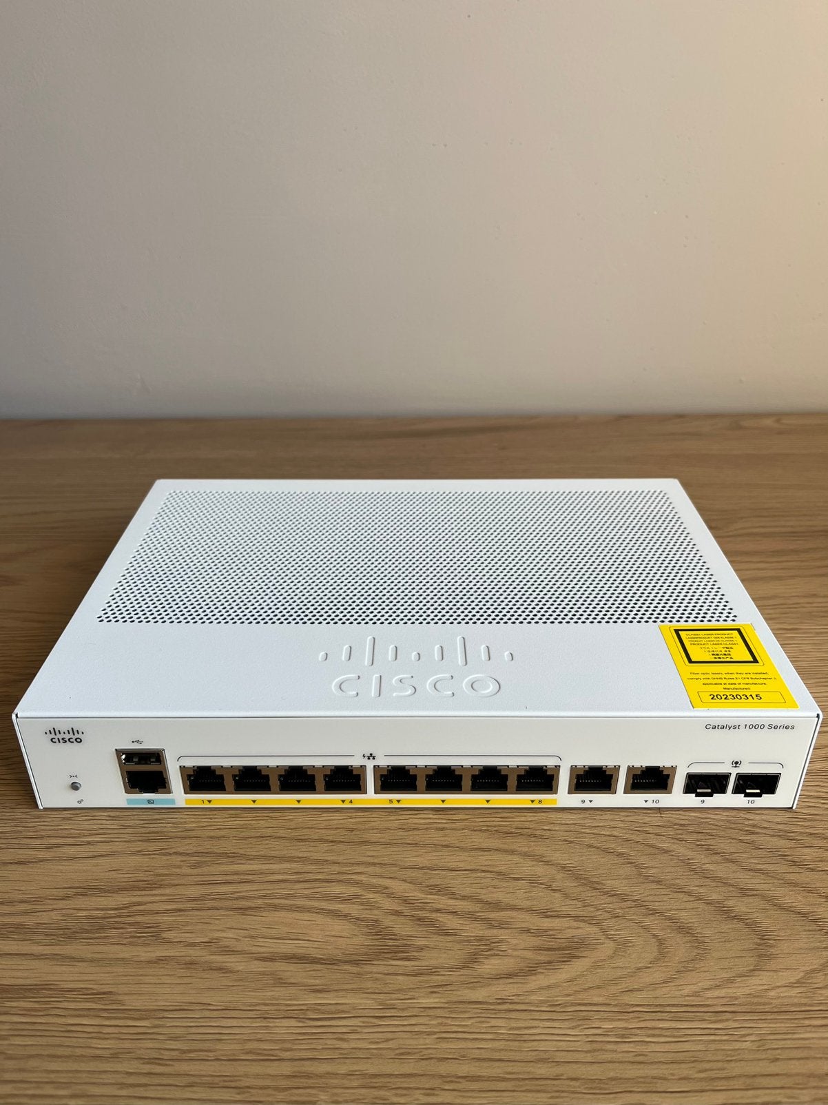 Cisco Catalyst C1000-8P-E-2G-L – PoE+ Managed Switch, Computers en Software, Ophalen, Zo goed als nieuw