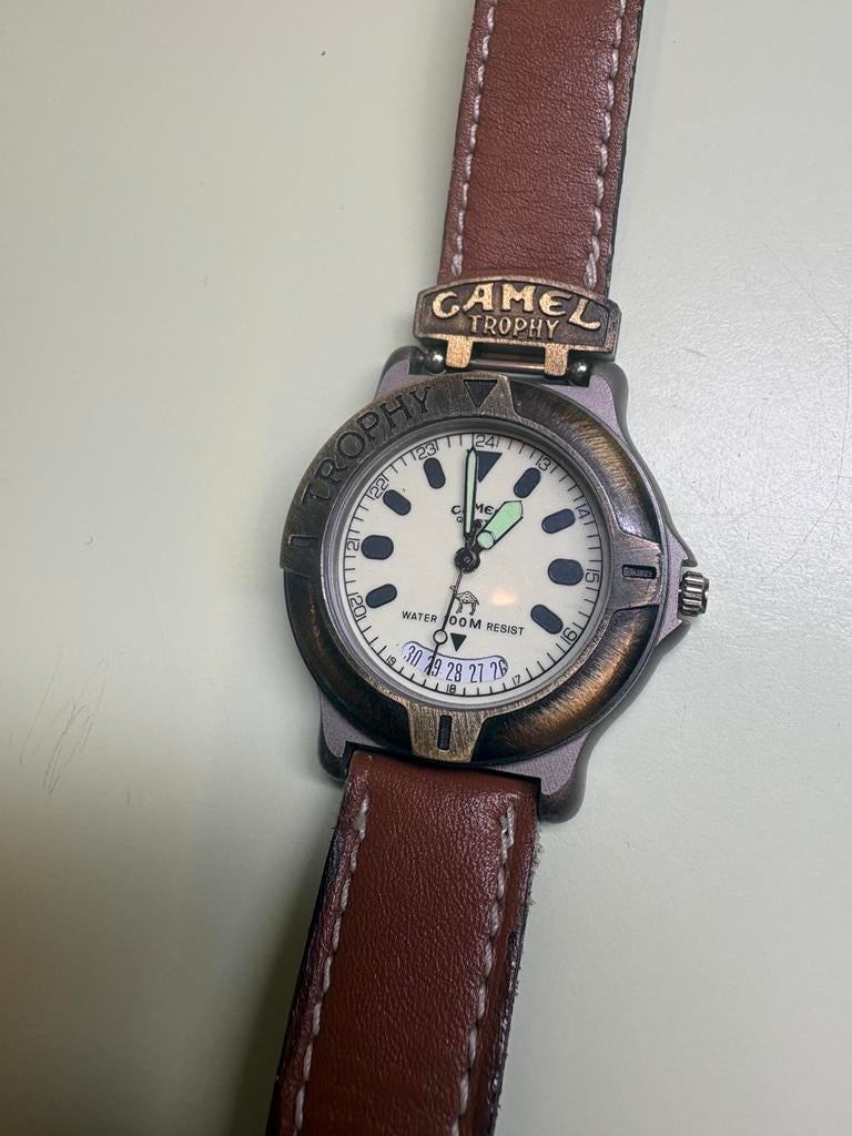 Camel trophy vintage horloge, Ophalen of Verzenden, Gebruikt, Polshorloge, Overige merken