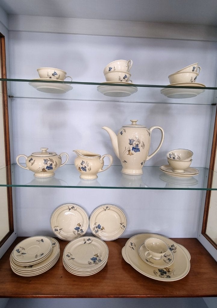 Rosenthal Winifred servies klokjesbloemen ivoor, ca. 1930-50, Antiek en Kunst, Ophalen