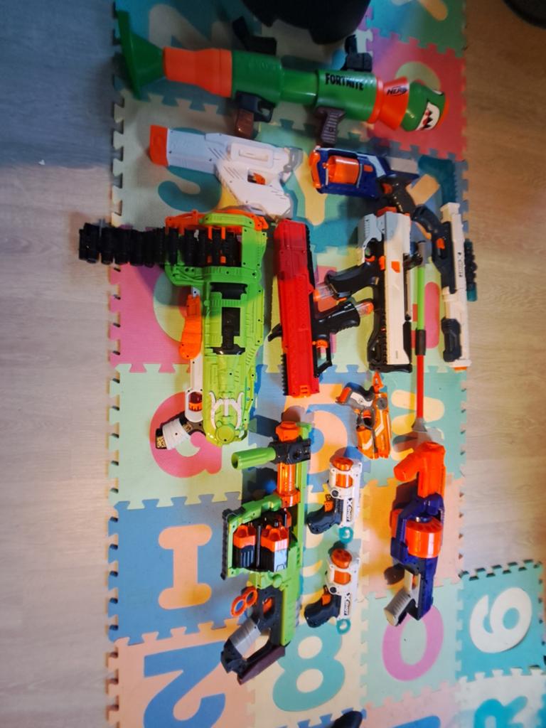 Nerf guns collectie, Enlèvement, Utilisé