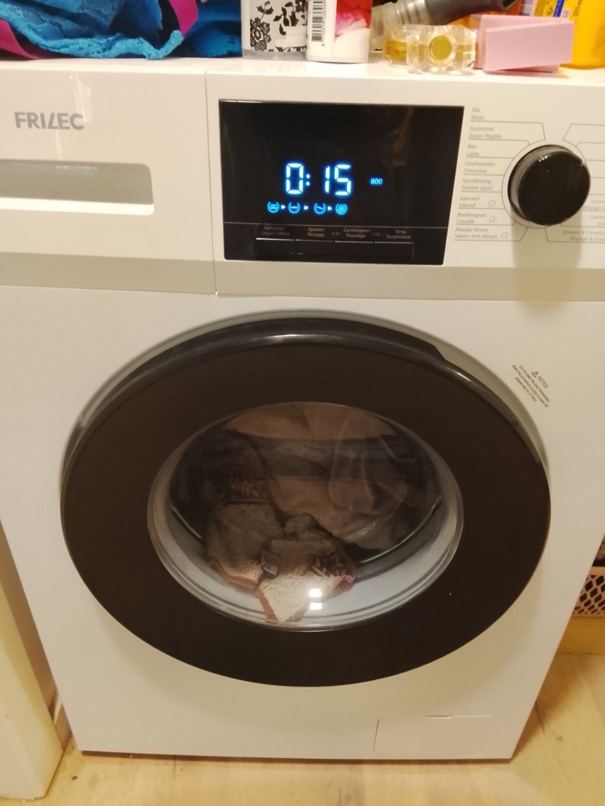 wasmachine, Ophalen