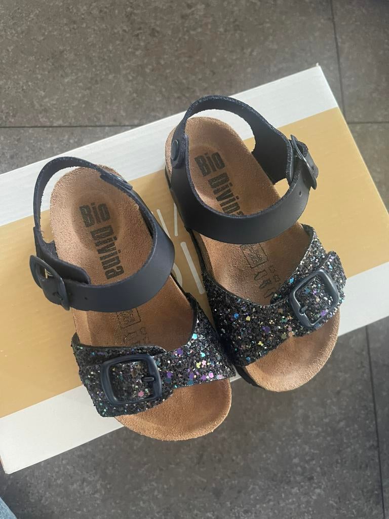 Sandales noir fille biodivina, Enlèvement, Comme neuf, Fille