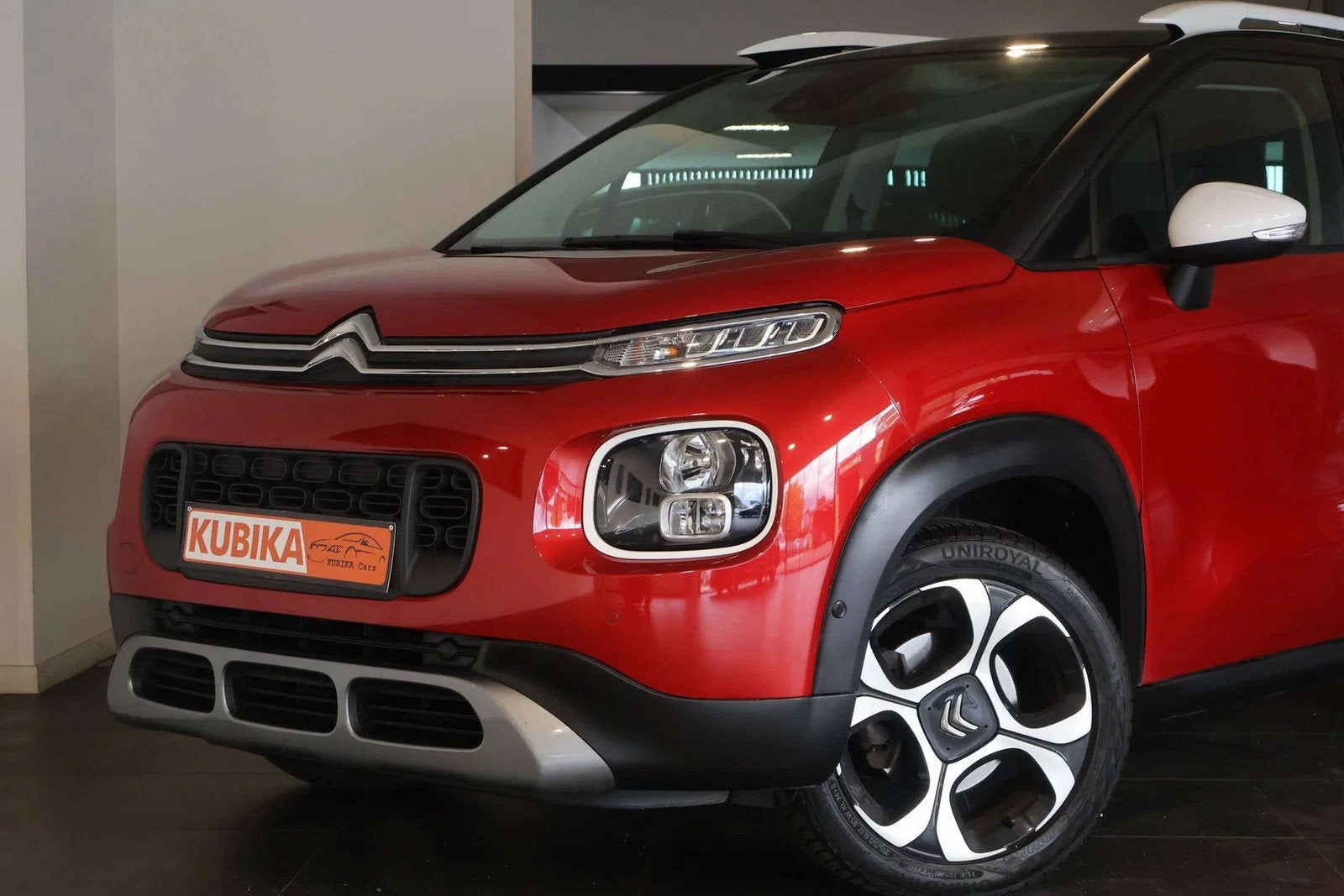 Citroën C3 Aircross 1.2 PureTech Keyless DodeH LijnA Garant, Autos, Rouge, Détection des panneaux routiers, Achat, Euro 6