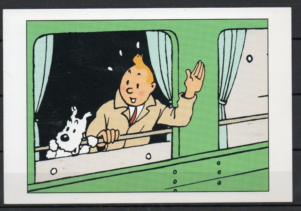 Carte postale : Hergé : Tintin T07, Collections, Enlèvement