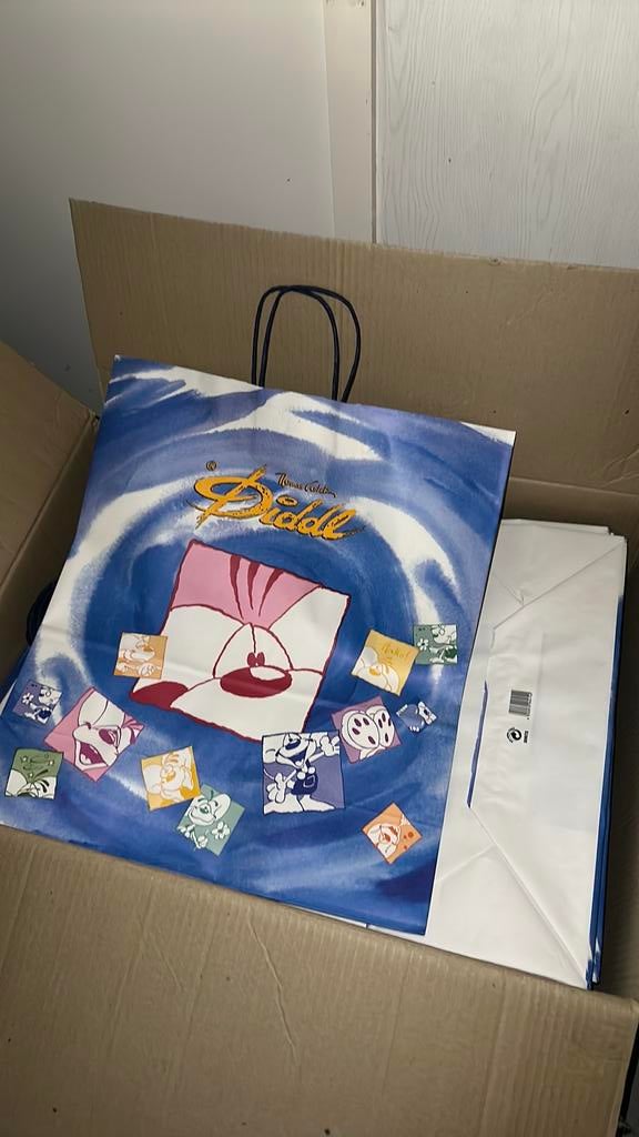 Volledige doos grote draagtassen diddl, Ophalen, Diddl, Nieuw