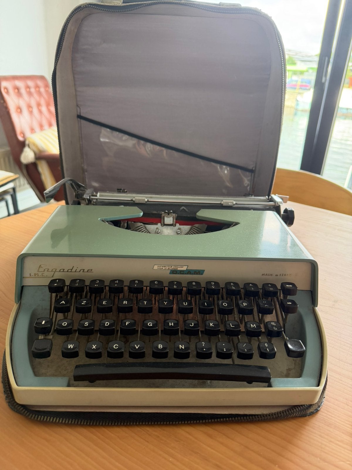 IMC Engadine typemachine (AZERTY - jaren '60), Diversen, Ophalen, Gebruikt