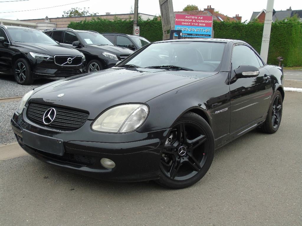 Mercedes SLK 200 Kompressor Cabrio *2002 *AIRCO*AUTOMAAT, Auto's, Automaat, 1998 cc, Beige, Cabriolet