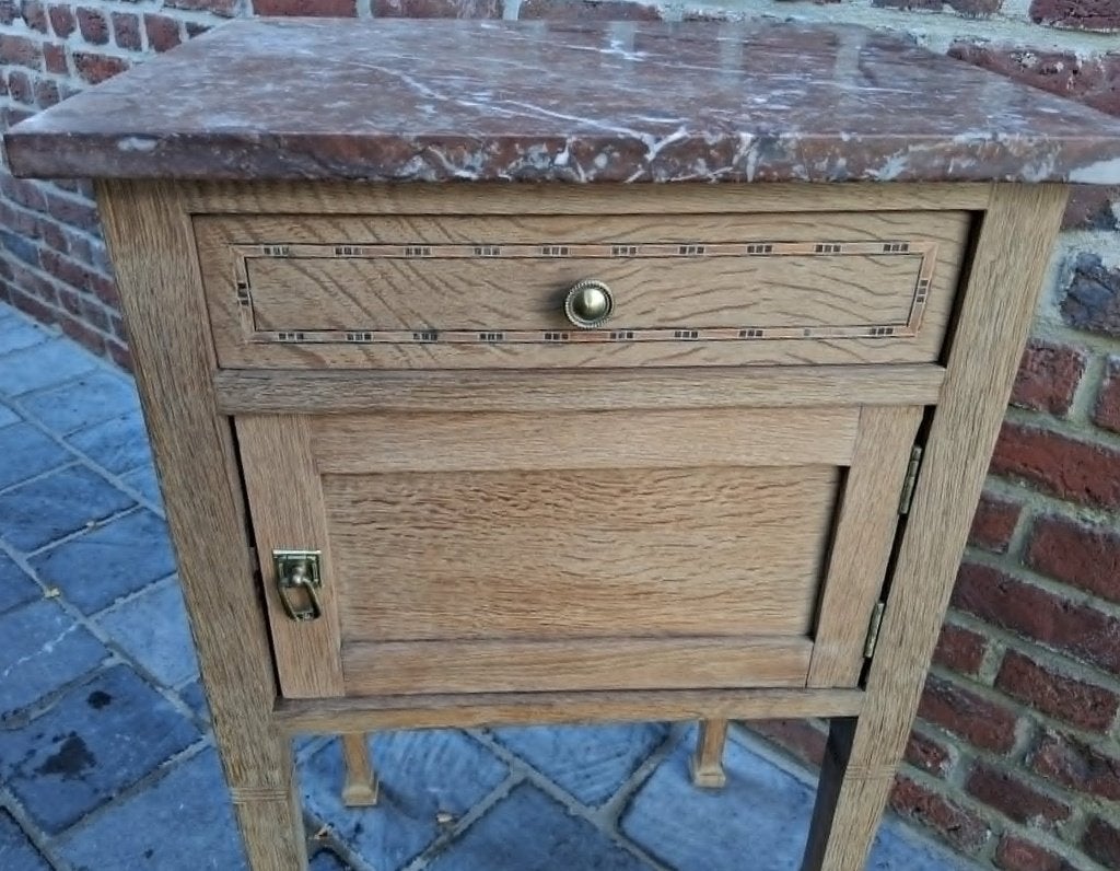 Antiek bijzetkastje, Huis en Inrichting, Ophalen, Gebruikt, 45 tot 65 cm, 70 cm of meer