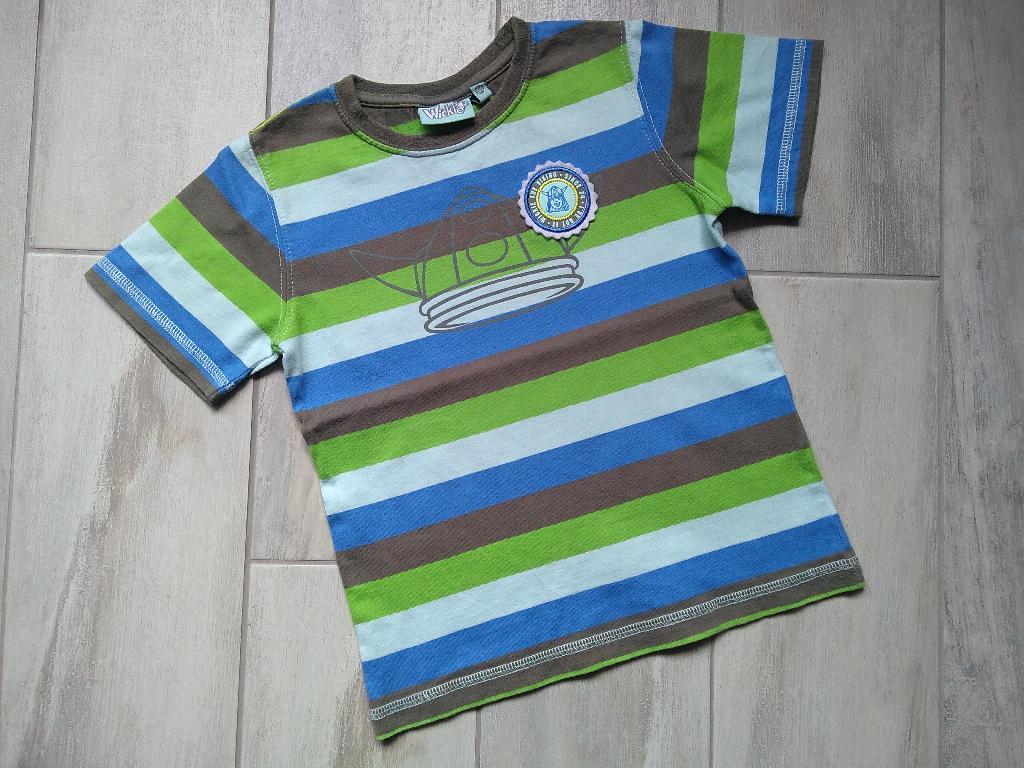 ★ M104 - t-shirt wickie de vicking, Kinderen en Baby's, Kinderkleding | Maat 104, Ophalen of Verzenden, Gebruikt, Jongen, Shirt of Longsleeve