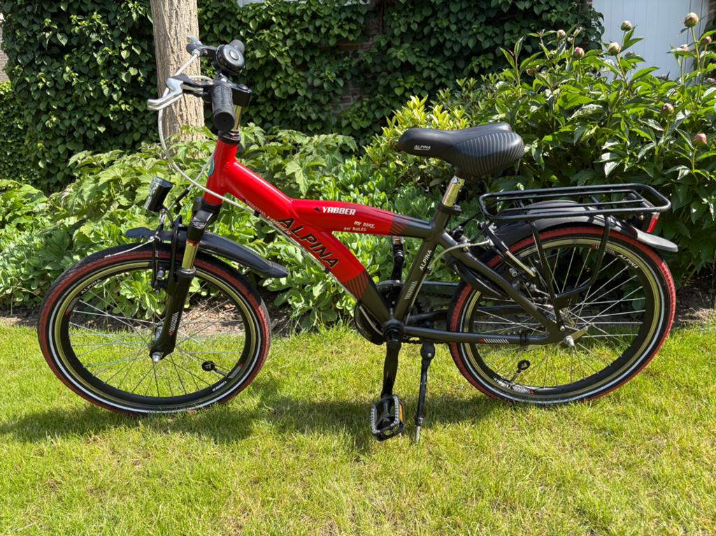 Jongensfiets 20 inch merk Alpina type Yabber, Fietsen en Brommers, Ophalen, Terugtraprem, Gebruikt, Handrem
