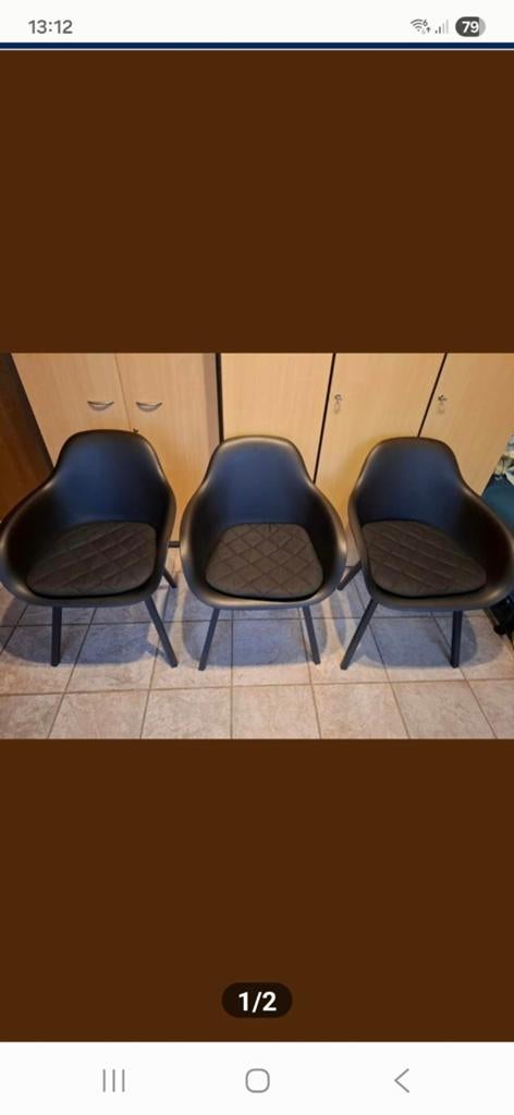 3 keuken/tuinstoelen Exterio, Ophalen