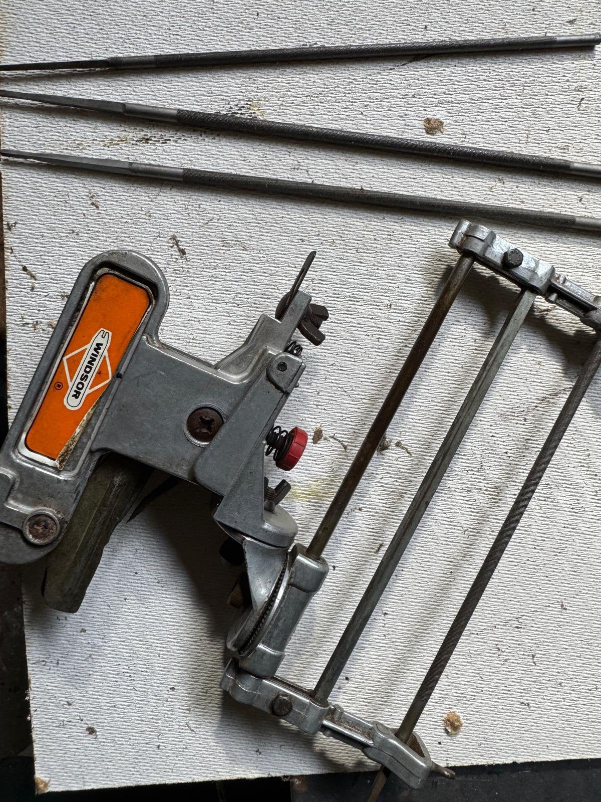 Ketting zaagslijper, Doe-het-zelf en Bouw, Ophalen, Gebruikt