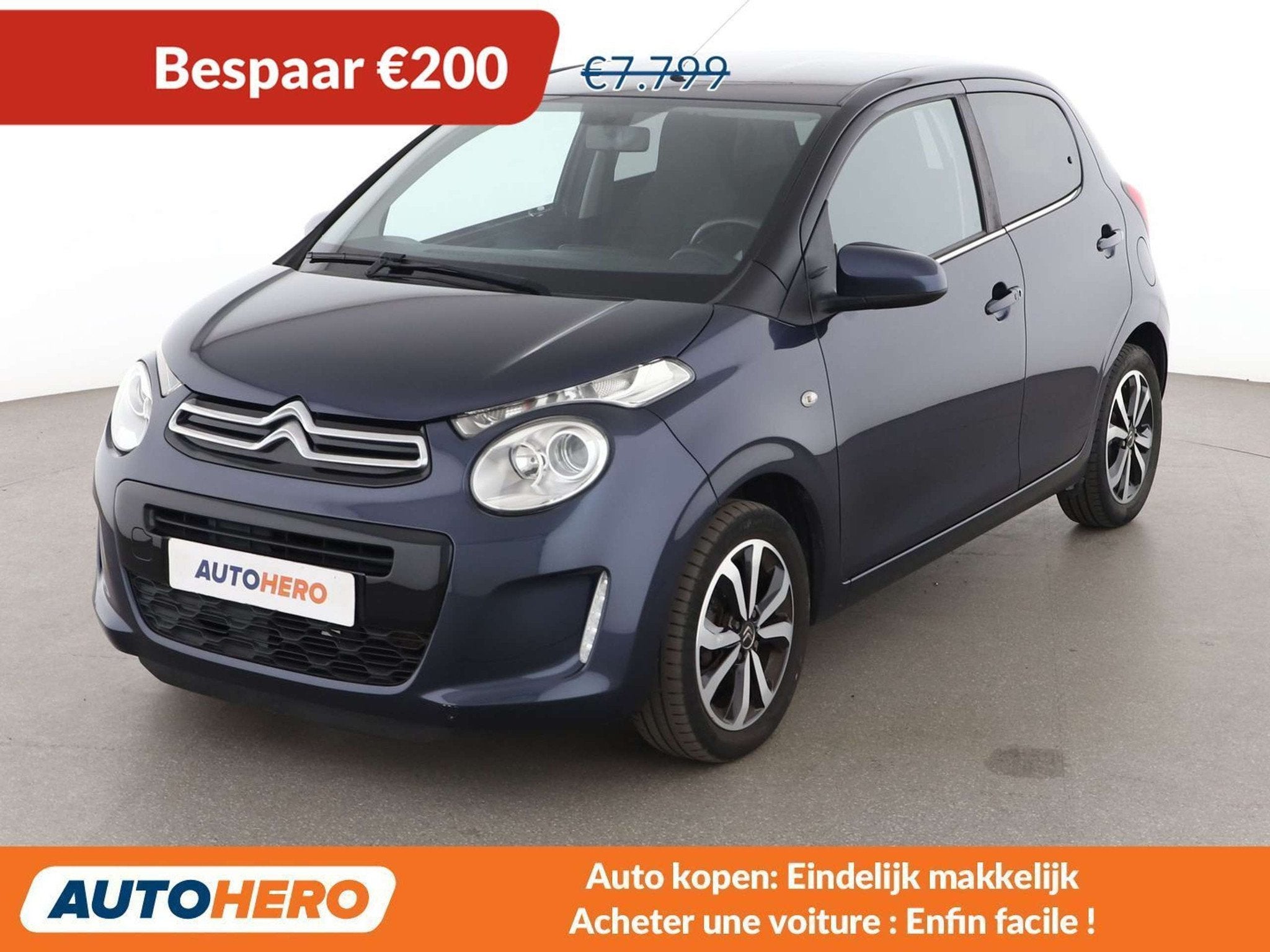 Citroën C1 1.0 VTi Shine (année de construction 2015), Euro 5, Achat, 998 cm³, 69 ch
