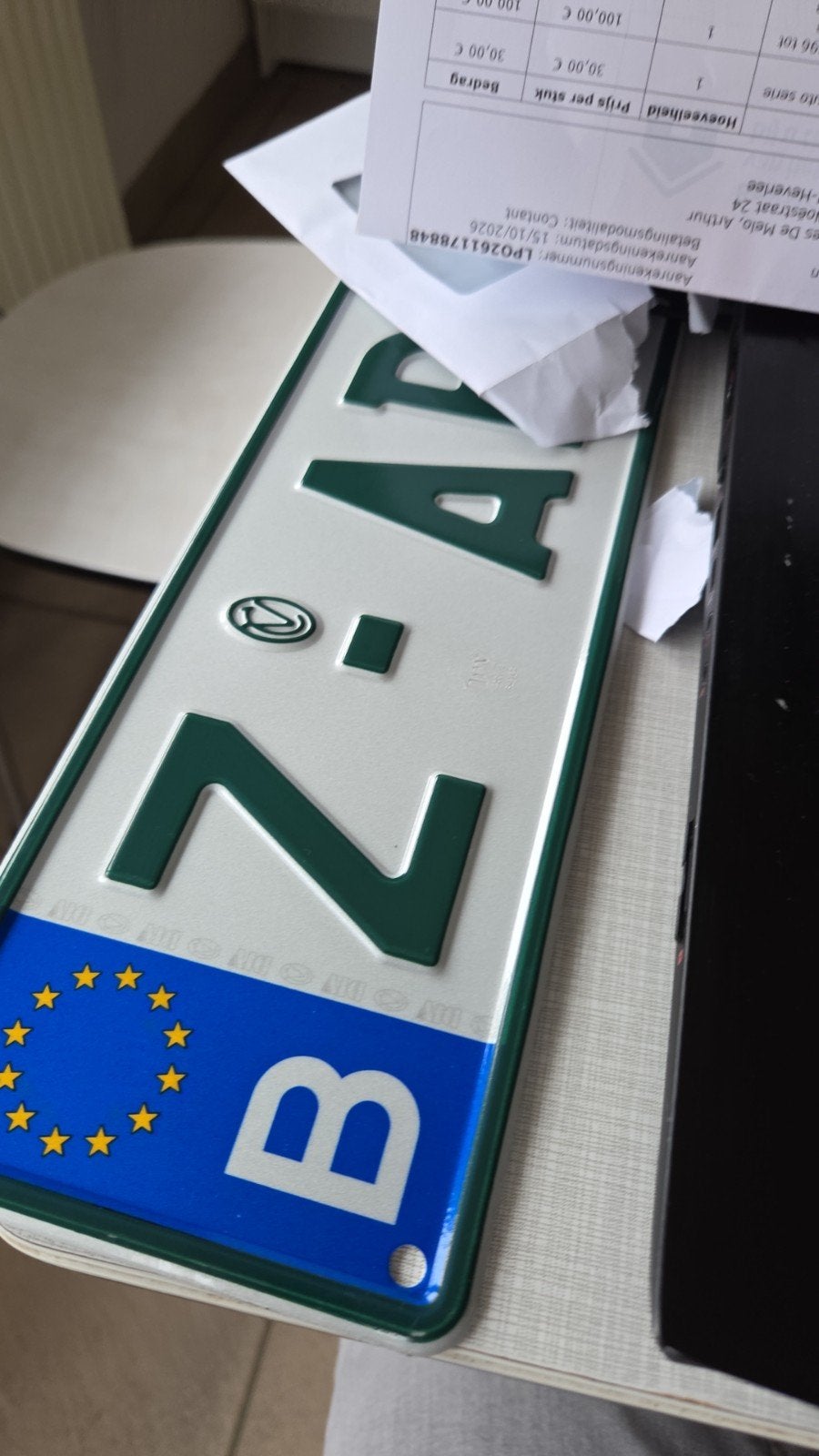keuring Z-plaat