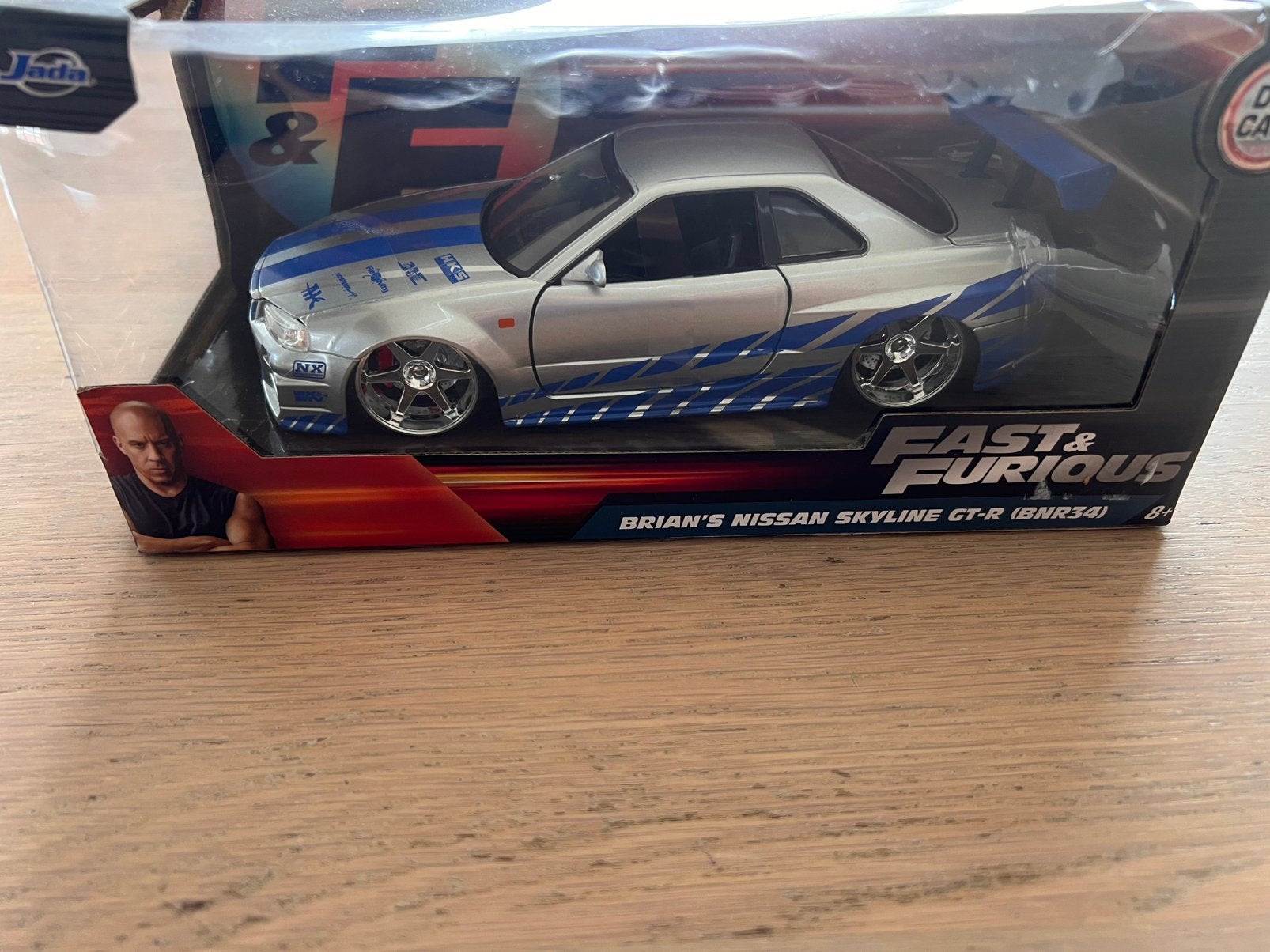 Jada Toys Fast & Furious Brian's Nissan Skyline GT-R (BNR34), Hobby & Loisirs créatifs, Enlèvement ou Envoi, Comme neuf, Jada