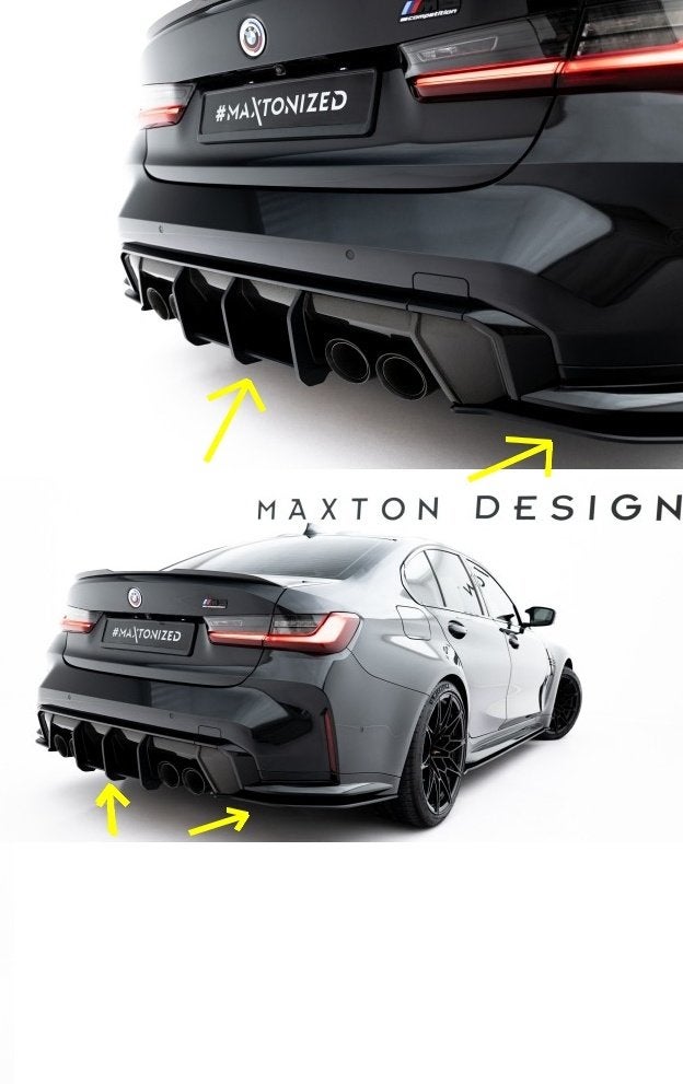 BMW M4 G82 M3 G80 M3 G80 M3 G81 G83 Diffuser achterblad New, Nieuw, Ophalen of Verzenden, Achter, Bumper