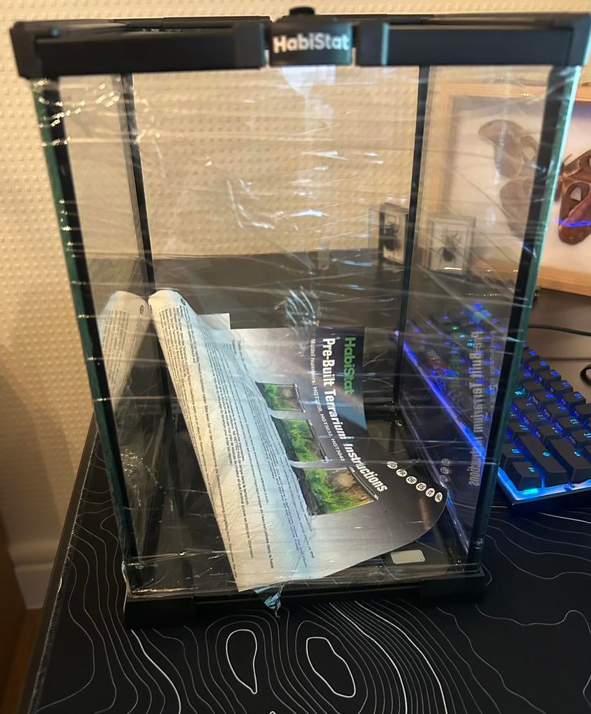 Terrarium 20x20x30 “nieuw” ongebruikt, Ophalen of Verzenden, Zo goed als nieuw