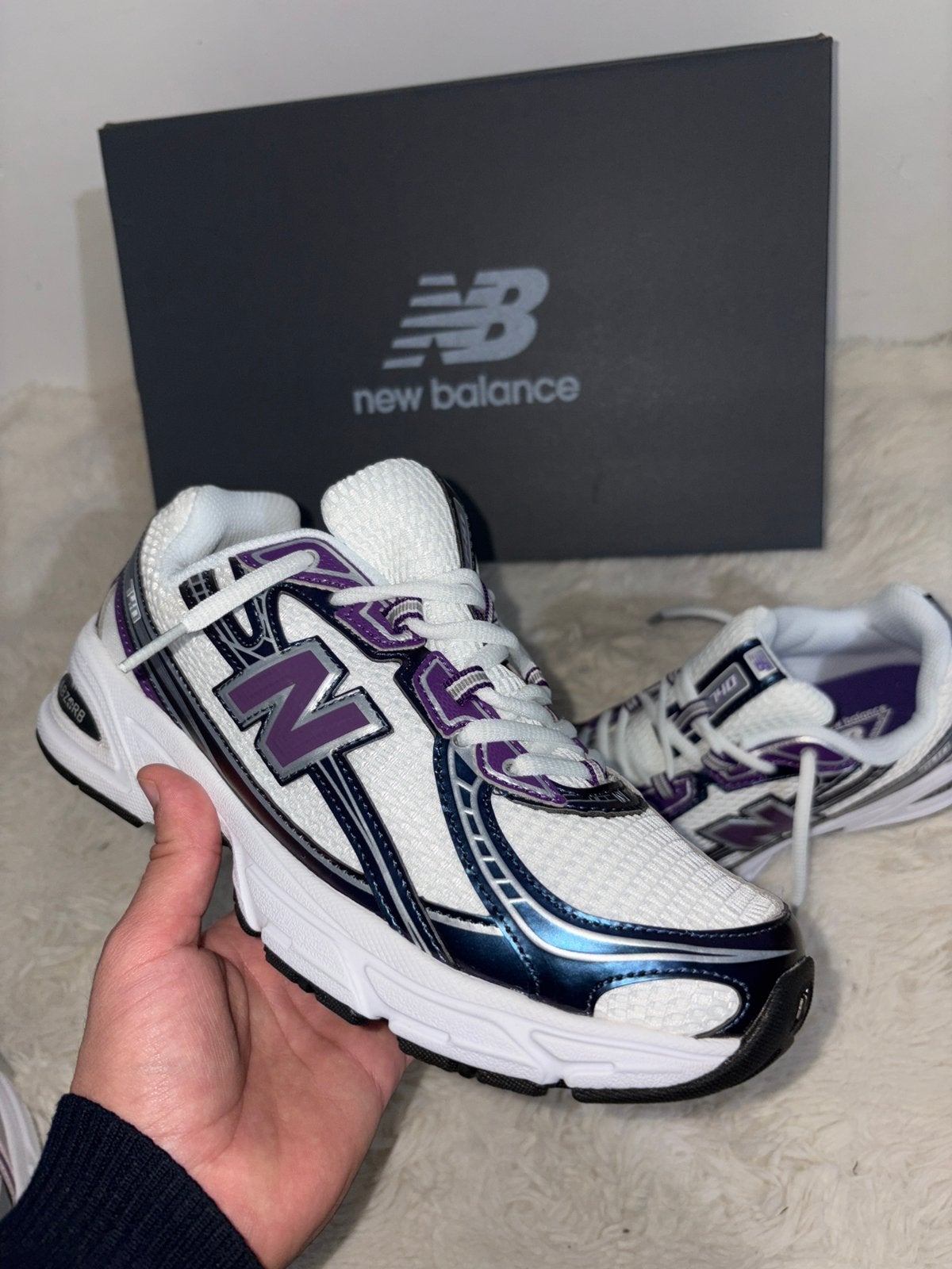 New Balance 740 mauve, Enlèvement ou Envoi, Comme neuf, Chaussures