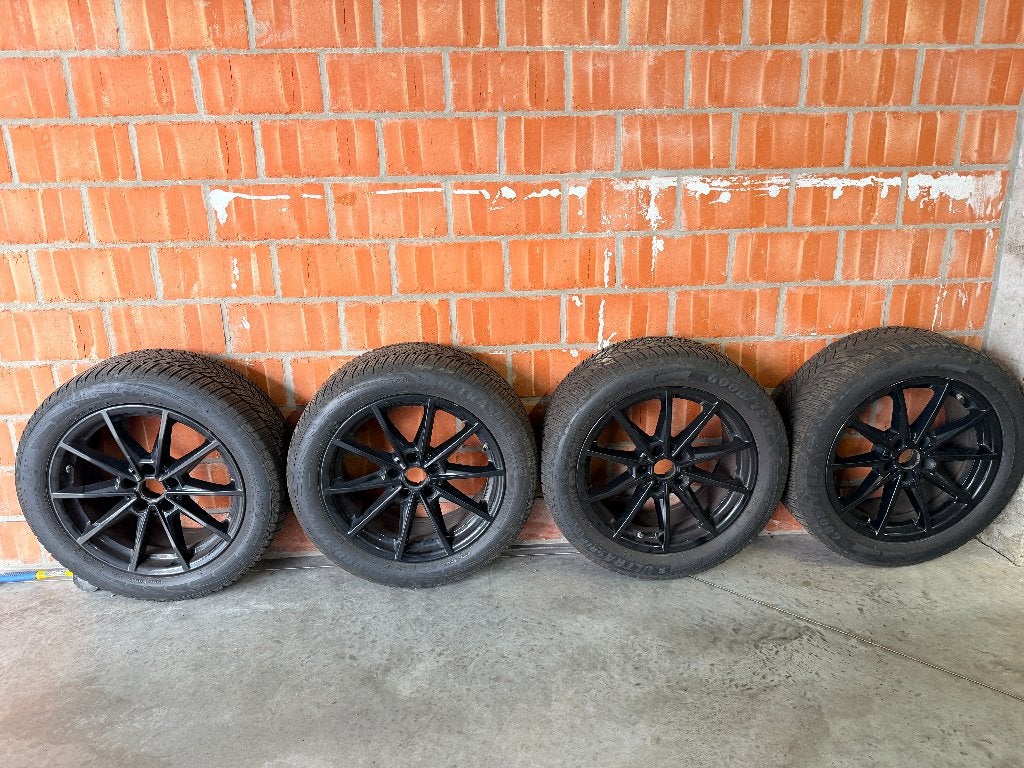 Winterwielen, Ophalen, Gebruikt, 17 inch, Winterbanden