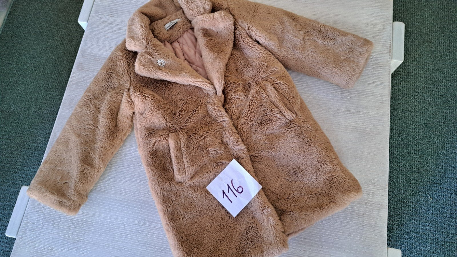 Teddy jas 116, Kinderen en Baby's, Kinderkleding | Maat 116, Ophalen of Verzenden, Jas