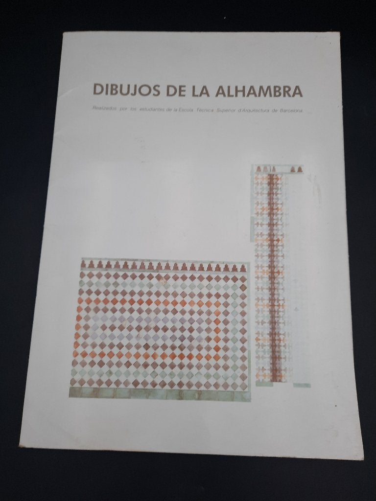 boek: "Dibujos de la alhambra", plan van Alambra, Enlèvement ou Envoi, Neuf, Autres sujets/thèmes