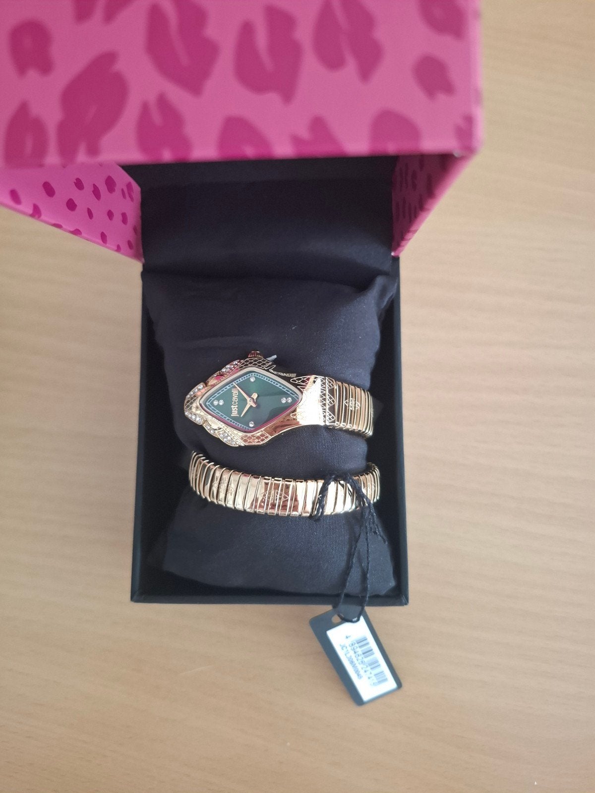 montre juste Cavalli snake, Autres marques, Enlèvement ou Envoi, Acier, Acier