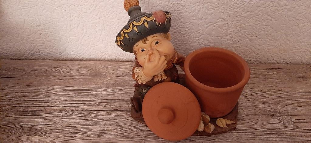 laven efteling Lof met de knoflook pot, Verzamelen, Efteling, Ophalen of Verzenden, Zo goed als nieuw, Beeldje of Poppetje