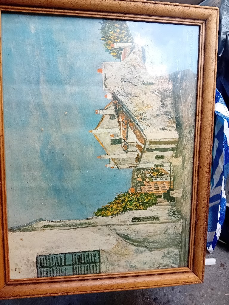 Maurice Utrilo Tafel, Antiek en Kunst, Ophalen of Verzenden, Schilderij, Fotografie, Gesigneerd