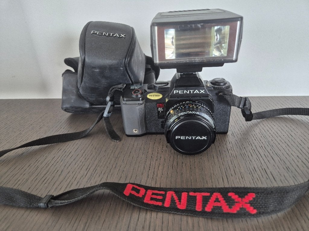 Camera Pentax A3 + objectif SMC 50 mm f/1.7 + flash Metz, Enlèvement, Utilisé, Reflex miroir, Pentax