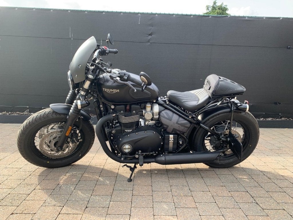Moto triumph bobber black, 2 cilinders, Motorrijbewijs A, Particulier, Meer dan 35 kW