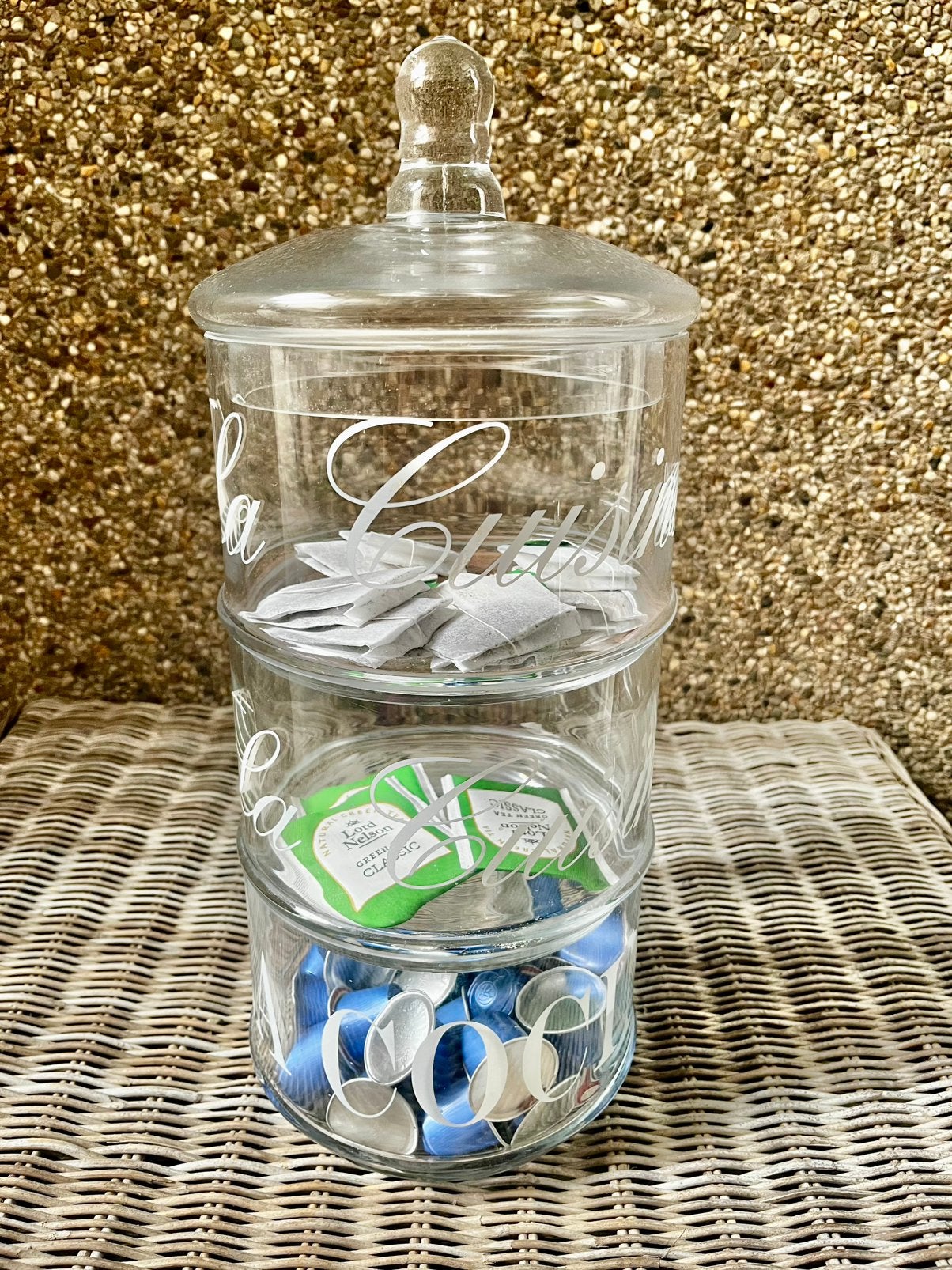 Voorraadpot La Cucina Rivièra Maison 43,4 x 17,8 x 18,4 cm, Huis en Inrichting, Woonaccessoires | Stolpen, Zo goed als nieuw, Ophalen of Verzenden