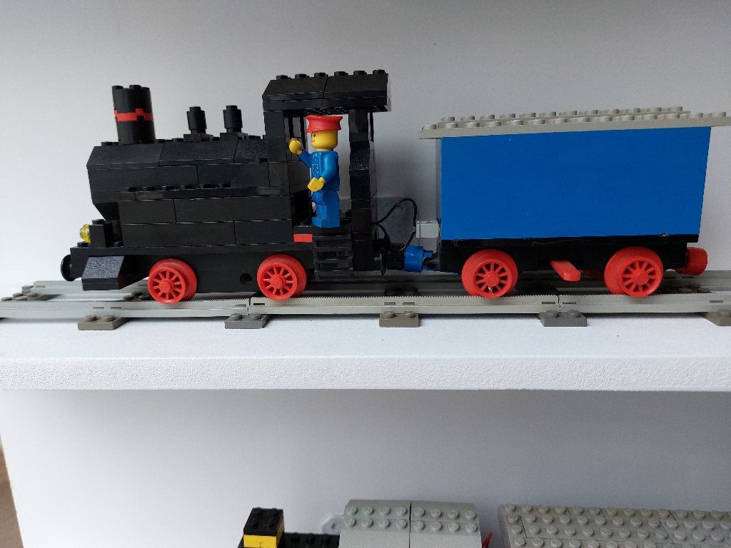 Lego locomotive vapeur 4,5v, Enlèvement ou Envoi, Utilisé, Lego