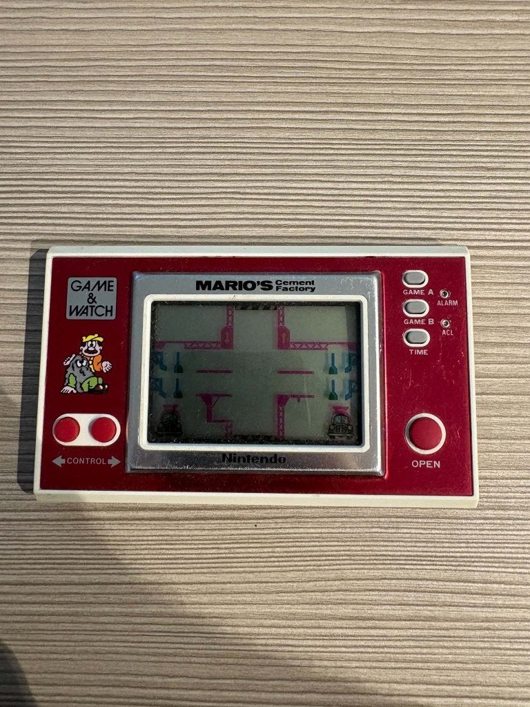 Nintendo Game & Watch – Mario’s Cement Factory, Consoles de jeu & Jeux vidéo, Enlèvement ou Envoi, Utilisé