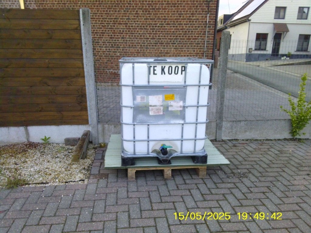 ibc watervat 1000 liter, Kunststof, Met kraantje, 150 liter of meer, Ophalen of Verzenden