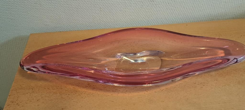 coupe à fruits , verre de Murano  Environ 54 cm., Ophalen, Gebruikt, Overige kleuren, 50 tot 75 cm