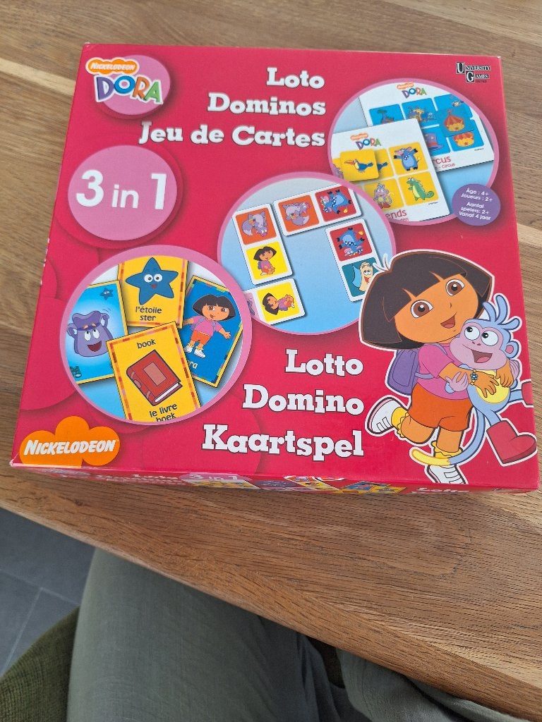 Spel Dora domino, lotto en kaartspel, Ophalen, Gebruikt, Overig