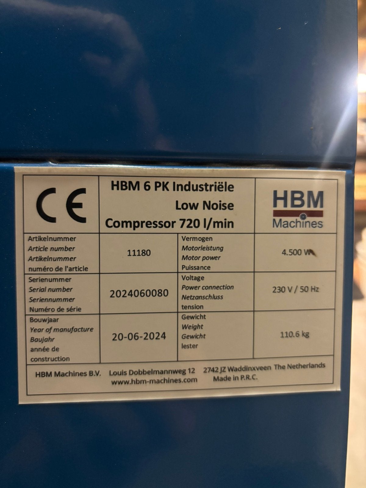 Compressor, Caravanes & Camping, Enlèvement, Comme neuf, Compresseur