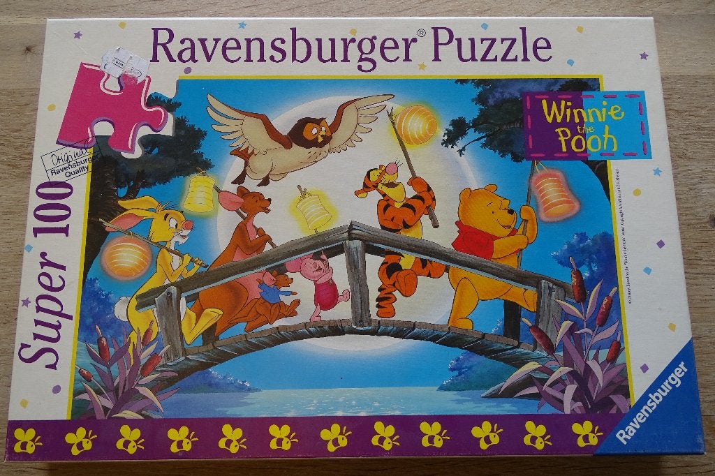 Puzzel Winnie the Pooh 100 stuks, Ophalen of Verzenden, Meer dan 50 stukjes, Gebruikt