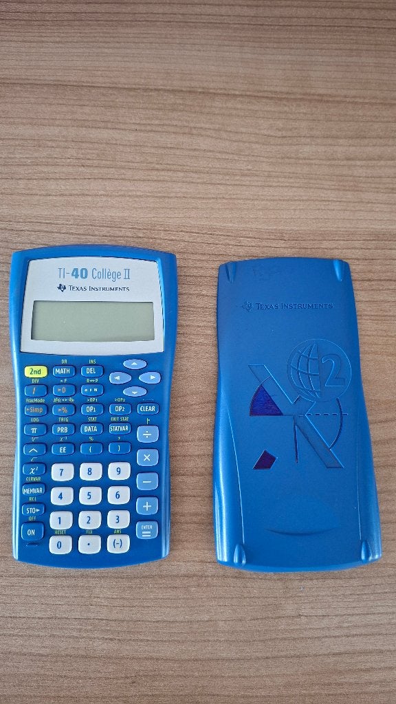 Texas Instruments TI-40 Collège II rekenmachine met cover., Diversen, Ophalen, Gebruikt