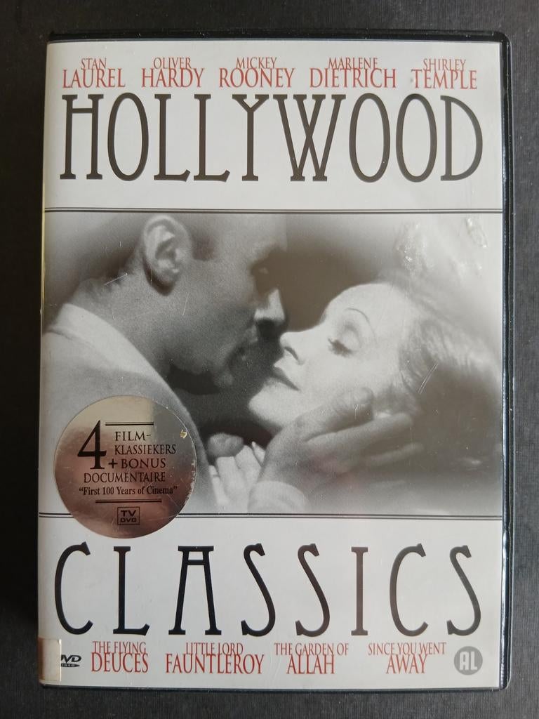 Hollywood Classics : dvdbox met 4 filmklassiekers, Alle leeftijden, Overige genres, Ophalen of Verzenden, Zo goed als nieuw