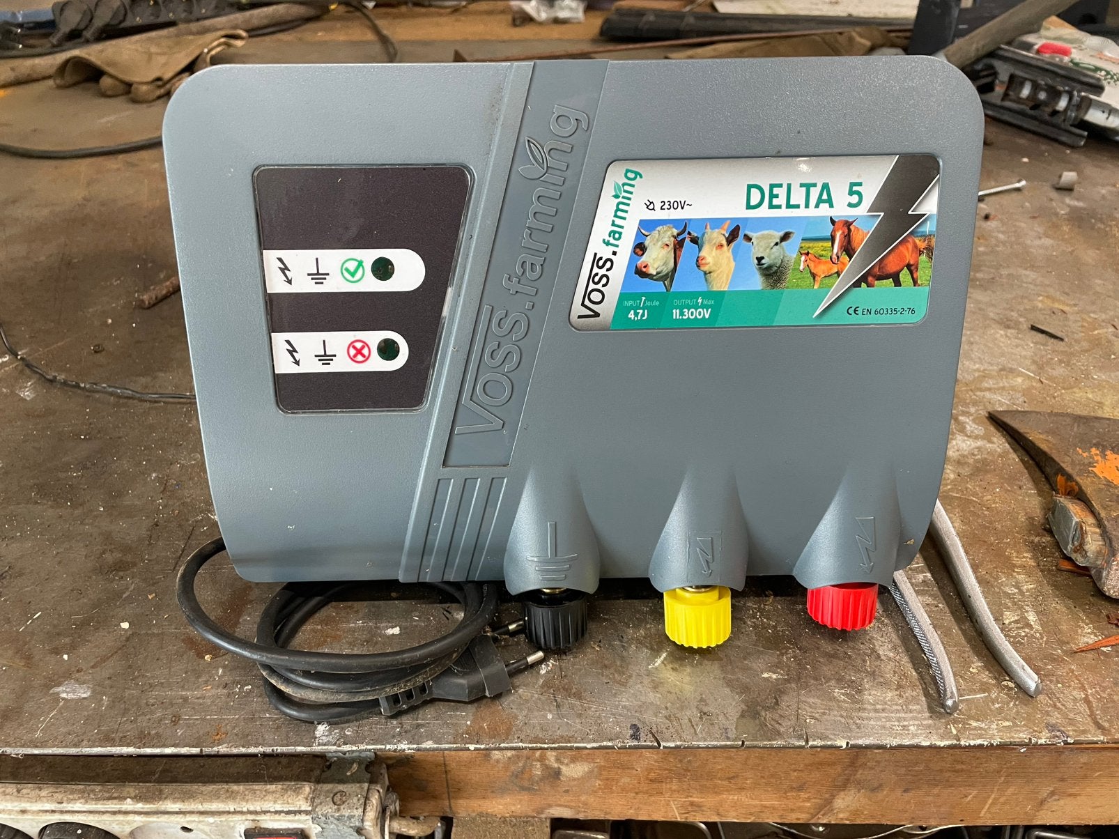 Voss.farming Delta 5 schrikdraadapparaat, Ophalen, Nieuw
