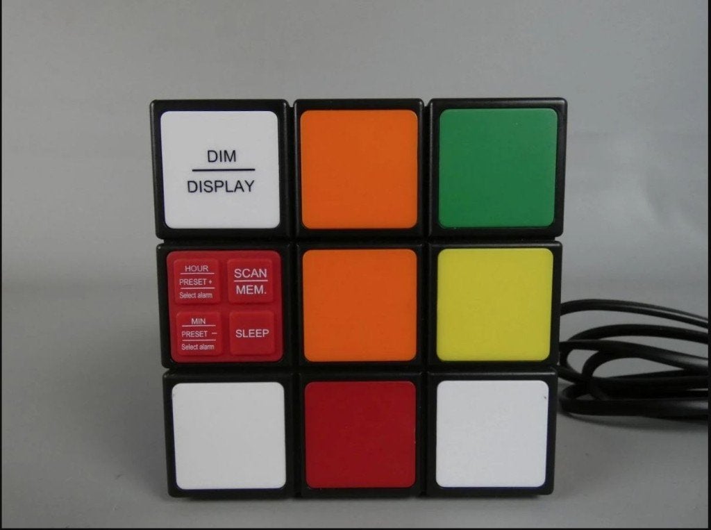 Radio-réveil Bigben Rubik's Cube R80, Envoi, Utilisé, Radio