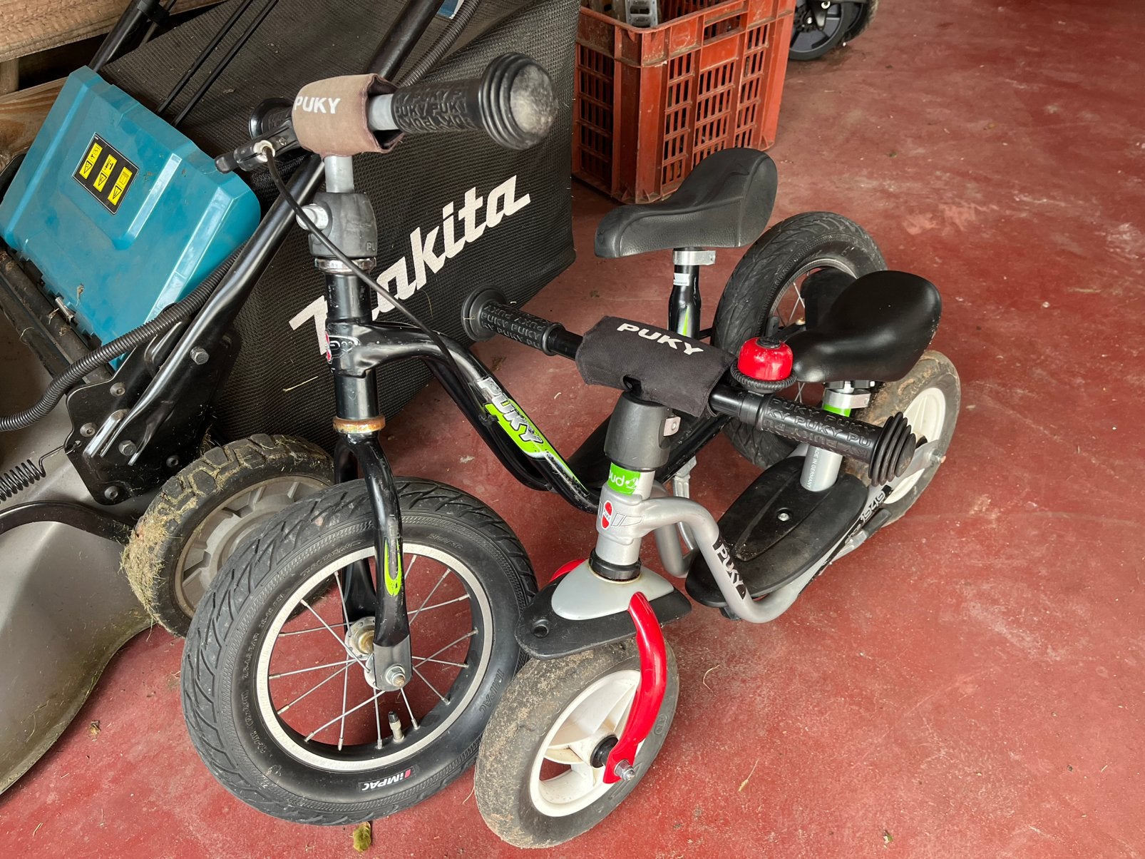 Puky loopfiets 12 inch en peuterfiets, Ophalen, Zo goed als nieuw