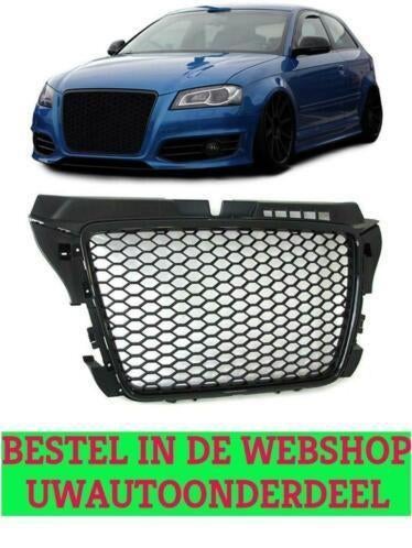Sport Grill Geschikt Voor Audi A3 8P 8V Rs3 S3 Facelift Tsi, Auto diversen, Tuning en Styling, Verzenden